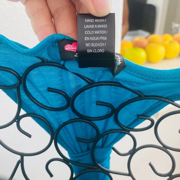 LOVE DELIRIOUS Los Angeles Racer Back Turquoise - Picture 11 of 11